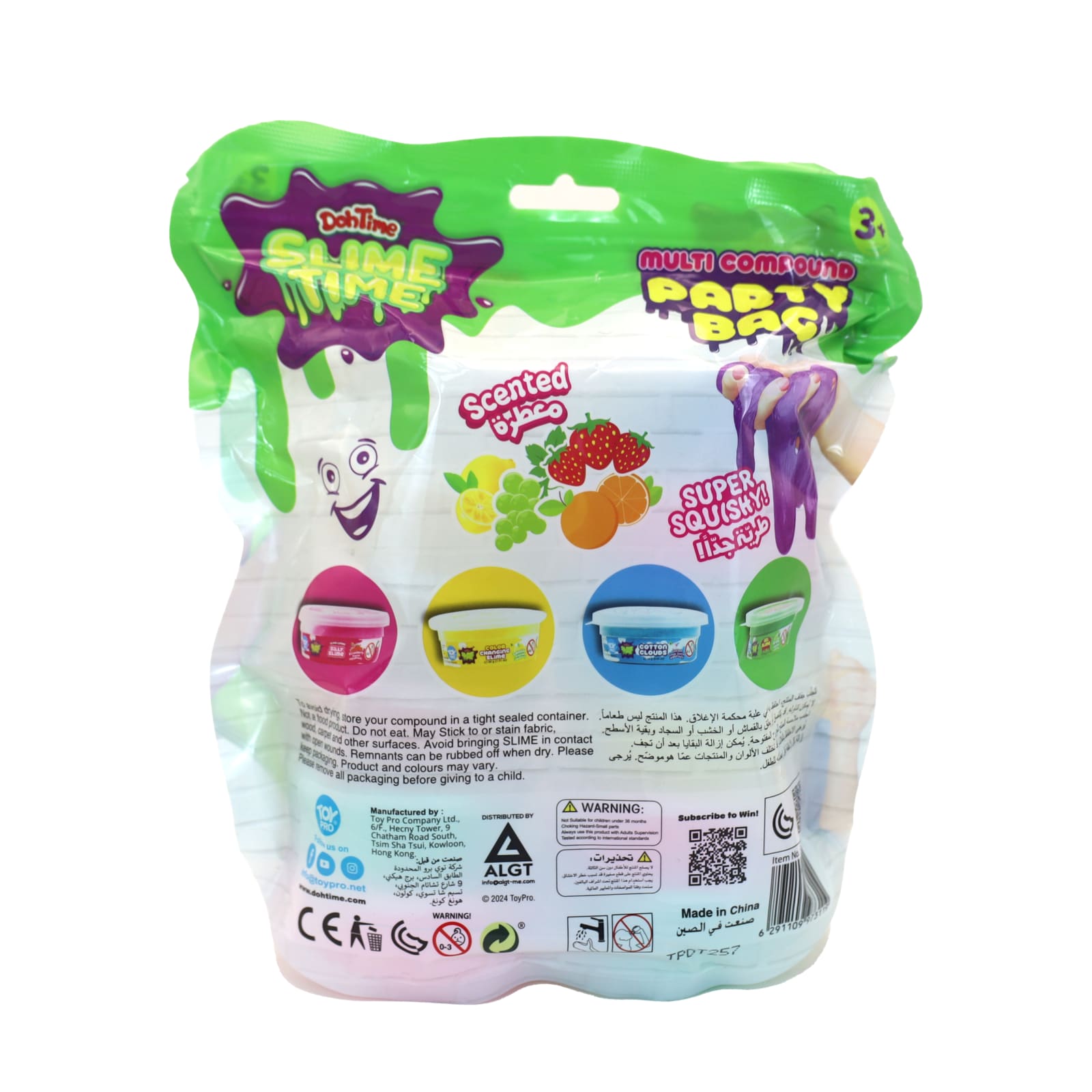 Toypro – SLIMETIME NOVELTIES PARTYBAG 12CANS 340g