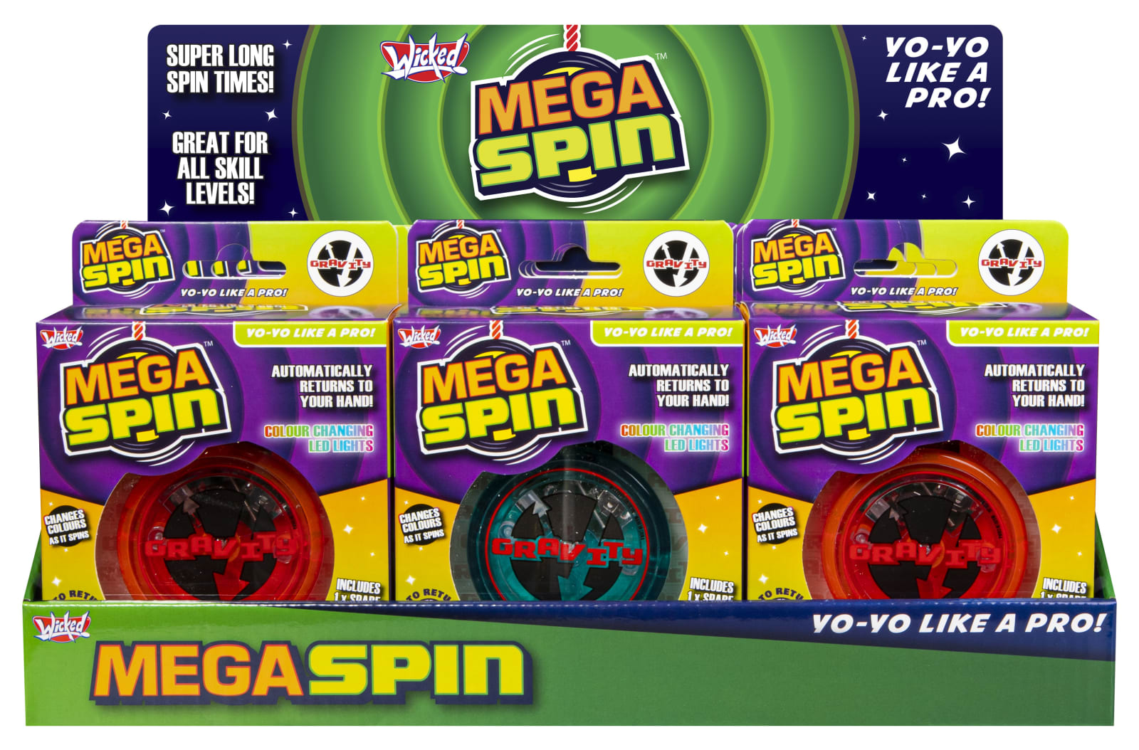 WICKED MEGASPIN GRAVITY CDU12 WOC